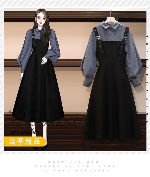 casual dresses dress sets women plus size 4xl chic fashion elegant office lady outfits 2 piece korean fall basic simple female shirts vestid, Black;gray
casual dresses dress sets women plus size 4xl chic fashion elegant office lady outfits 2 piece korean fall basic simple female shirts vestid, Black;gray