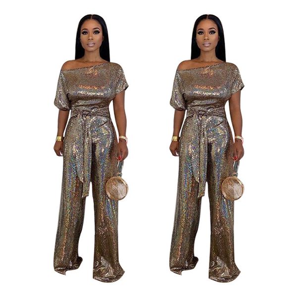 2021 elegant style solid color off the shoulder glitter short sleeve women autumn new jumpsuit european and american fashion rompers 9h4j, Gray
2021 elegant style solid color off the shoulder glitter short sleeve women autumn new jumpsuit european and american fashion rompers 9h4j, Gray