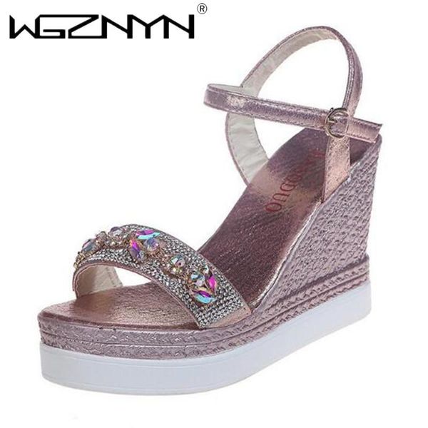 2021 new women wedge sandals summer bead studded detail platform sandals buckle strap peep toe thick bottom casual shoes ladies, Black
2021 new women wedge sandals summer bead studded detail platform sandals buckle strap peep toe thick bottom casual shoes ladies, Black