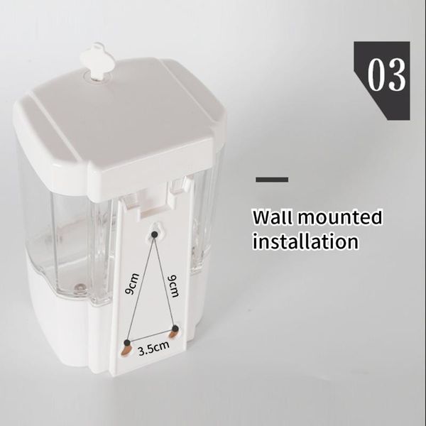 liquid soap dispenser 700ml kitchen battery powered toilet sensitive hand wash led indicator touchless automatic ir sensor wall mounted
liquid soap dispenser 700ml kitchen battery powered toilet sensitive hand wash led indicator touchless automatic ir sensor wall mounted