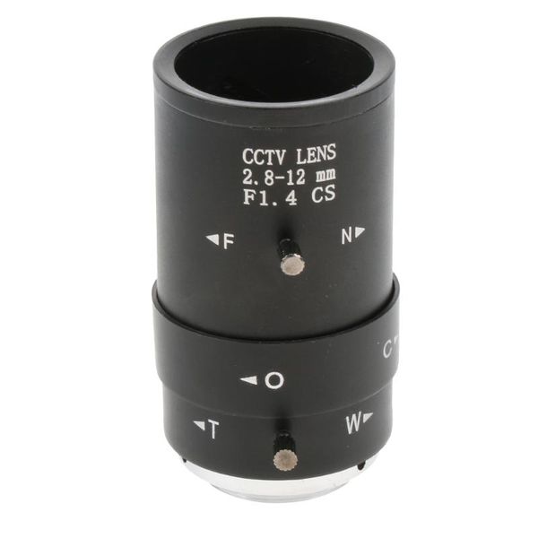 lens adapters & mounts cctv secure camera 2.8-12mm varifocal manual iris zoom cs mount format 1/3'' (black)
lens adapters & mounts cctv secure camera 2.8-12mm varifocal manual iris zoom cs mount format 1/3'' (black)