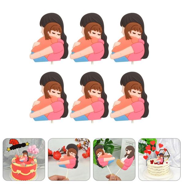 other festive & party supplies 6pcs cake ers mom daughter hug decorations mother's day decor
other festive & party supplies 6pcs cake ers mom daughter hug decorations mother's day decor