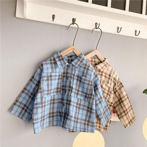 shirts owligbaby 2021 style girls shirt spring cotton fashion plaid blouse 1-6t, White;black
shirts owligbaby 2021 style girls shirt spring cotton fashion plaid blouse 1-6t, White;black