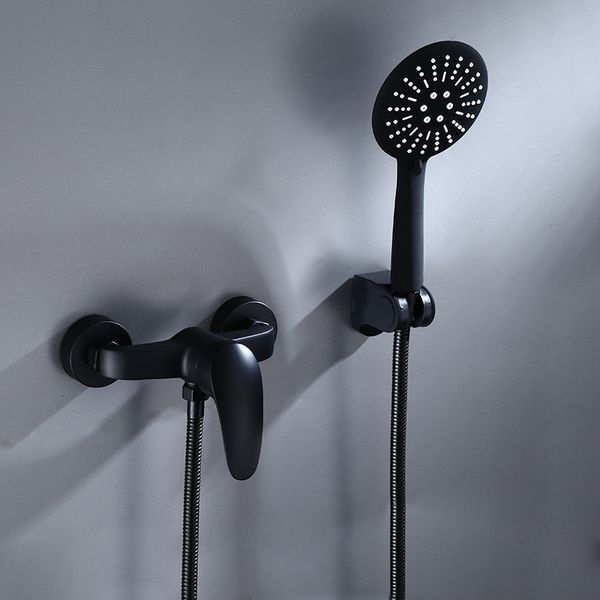 bathroom shower sets set wall mounted head faucet bath mixer tap cold water black color accessories ymzb
bathroom shower sets set wall mounted head faucet bath mixer tap cold water black color accessories ymzb