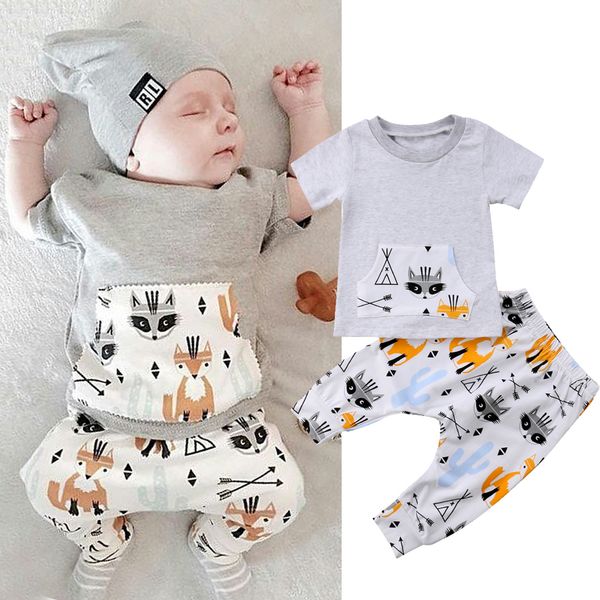 0-24m newborn kids baby boy clothes set short sleeve summer t-shirt cartoon pants outfit cotton infant children clothing, White
0-24m newborn kids baby boy clothes set short sleeve summer t-shirt cartoon pants outfit cotton infant children clothing, White
