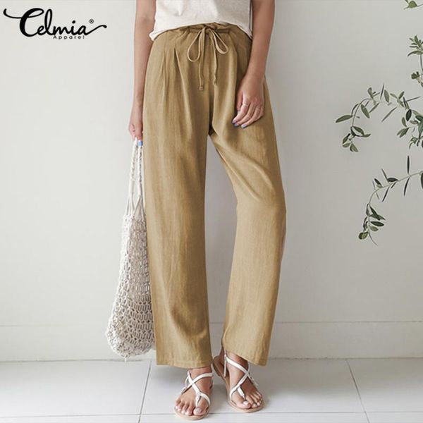 women's pants & capris vintage linen long celmia summer 2021 trousers fashion casual loose elastic waist pantalon femme wide leg, Black;white
women's pants & capris vintage linen long celmia summer 2021 trousers fashion casual loose elastic waist pantalon femme wide leg, Black;white