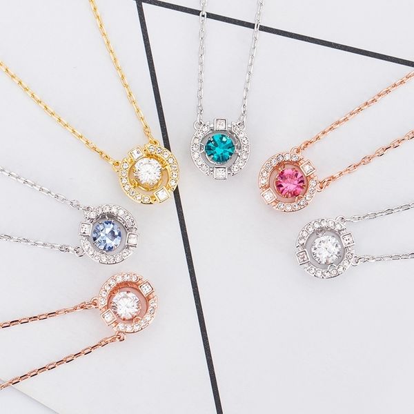 jinggong shijia's heart moving necklace female alloy gold plated water wave inlaid diamond clavicle chain, Black
jinggong shijia's heart moving necklace female alloy gold plated water wave inlaid diamond clavicle chain, Black