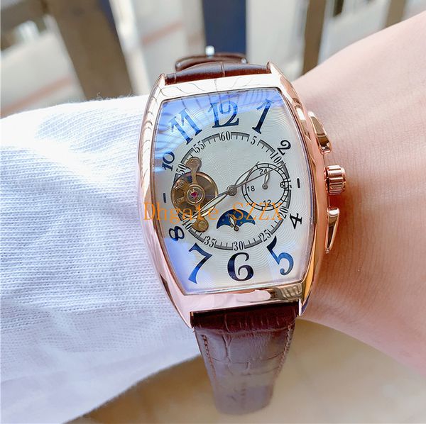 1-mens watch new self-winding tourbillon stainless steel all small dial work dial business watch montre de luxe reloj de lujo, Slivery;brown
1-mens watch new self-winding tourbillon stainless steel all small dial work dial business watch montre de luxe reloj de lujo, Slivery;brown