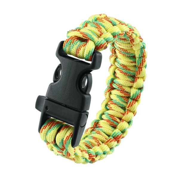 charm bracelets trendy woven rope whistle buckle cuffs bracelet for men women's paracord outdoor survival bangles handmade jewelry sl07, Golden;silver
charm bracelets trendy woven rope whistle buckle cuffs bracelet for men women's paracord outdoor survival bangles handmade jewelry sl07, Golden;silver