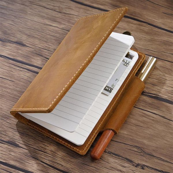 notepads brown leather notebook handmade portable travel retro cowhide cover diary outside write book office festival men simple, Purple;pink
notepads brown leather notebook handmade portable travel retro cowhide cover diary outside write book office festival men simple, Purple;pink