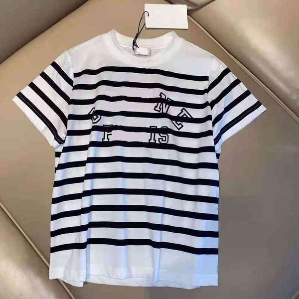 2022 factory wholesale new spring and summer 21 saijia stripe style simple fashion fresh women's short sleeves, White
2022 factory wholesale new spring and summer 21 saijia stripe style simple fashion fresh women's short sleeves, White