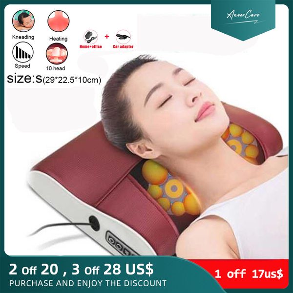aneer care electric massager pillow infrared heating multiple modes optional massage electronic neck relaxing massage equipment
aneer care electric massager pillow infrared heating multiple modes optional massage electronic neck relaxing massage equipment
