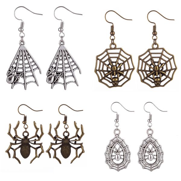 punk silver color insect spider skull charm earrings for women man vintage hollow skeleton ear gothic steampunk hallowmas jewelry gift, Golden
punk silver color insect spider skull charm earrings for women man vintage hollow skeleton ear gothic steampunk hallowmas jewelry gift, Golden