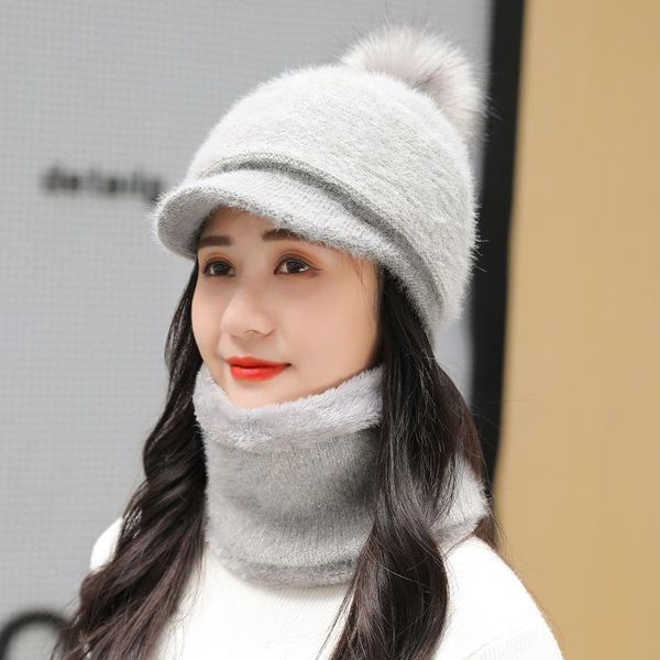 women's hat plush wool hat outdoor coldproof collar&hat suit korean fashion cycling windproof knitted cap, Blue;gray
women's hat plush wool hat outdoor coldproof collar&hat suit korean fashion cycling windproof knitted cap, Blue;gray