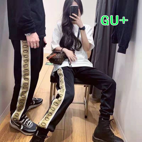 chaopai spring new side strip 3m reflective letter webbing measuring splicing leisure men's and women's same style guard pants, Black;white
chaopai spring new side strip 3m reflective letter webbing measuring splicing leisure men's and women's same style guard pants, Black;white