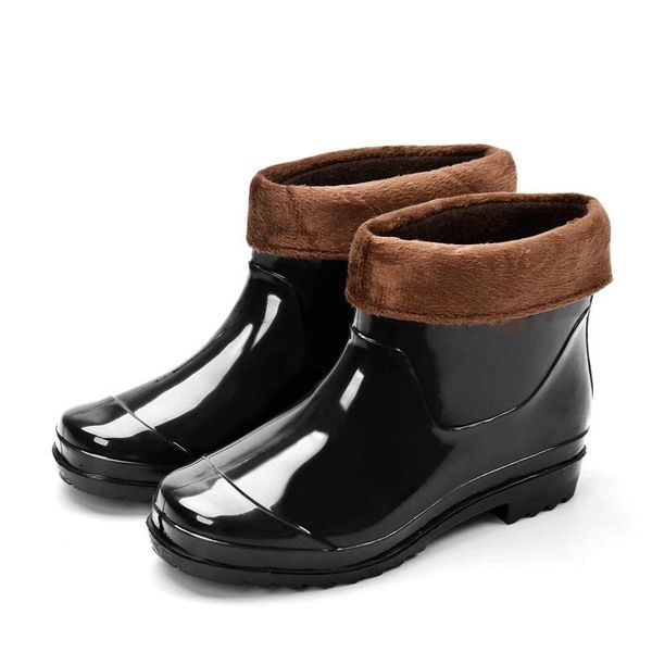 boots women rain thicken cover waterproof shoes anti-skip garden kitchen labor car washing, Black
boots women rain thicken cover waterproof shoes anti-skip garden kitchen labor car washing, Black