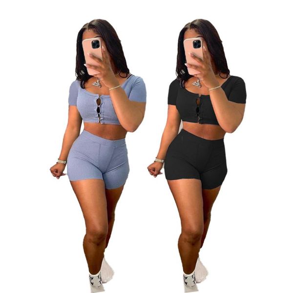 women's tracksuits 2 piece set tshirt and shorts lounge wear outfits matching sets for tracksuit women clothes 2021 product fitness, Gray
women's tracksuits 2 piece set tshirt and shorts lounge wear outfits matching sets for tracksuit women clothes 2021 product fitness, Gray