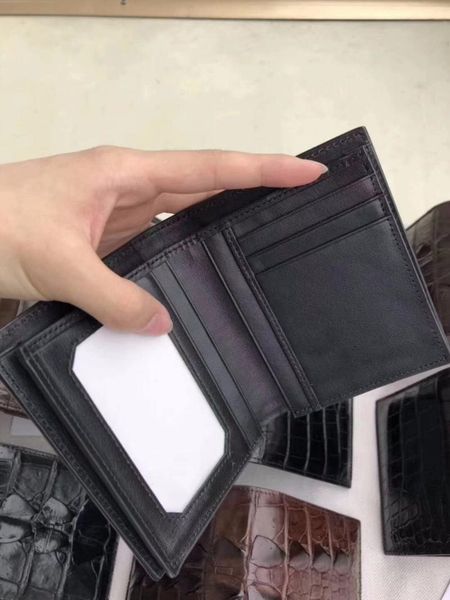 wallets 100% genuine real crocodile skin men purse black brown color bank holrder belly tail head skins, Red;black
wallets 100% genuine real crocodile skin men purse black brown color bank holrder belly tail head skins, Red;black