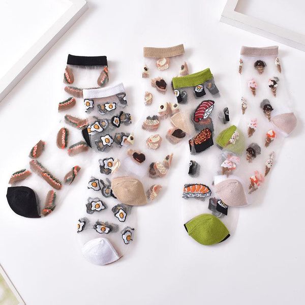 socks & hosiery 5 pairs spring summer thin comfy crystal silk tide japanese korean sushi eggs women transparent glass sock, Black;white
socks & hosiery 5 pairs spring summer thin comfy crystal silk tide japanese korean sushi eggs women transparent glass sock, Black;white