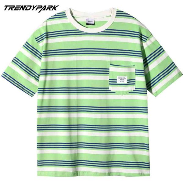 hip hop streetwear t-shirt striped vintage t shirt harajuku cotton men summer short sleeve oversize tshirt pocket tees 210601, White;black
hip hop streetwear t-shirt striped vintage t shirt harajuku cotton men summer short sleeve oversize tshirt pocket tees 210601, White;black