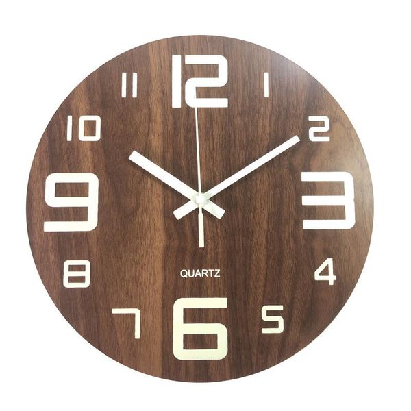 wall clocks luminous clock wooden silent number + pointer quartz 12 inch modern living room bedroom background decoration
wall clocks luminous clock wooden silent number + pointer quartz 12 inch modern living room bedroom background decoration