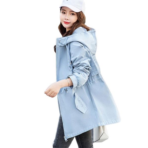 women's trench coats fashion windbreaker female spring autumn clothes long-sleeved hooded student outerwear casual large size simple co, Tan;black
women's trench coats fashion windbreaker female spring autumn clothes long-sleeved hooded student outerwear casual large size simple co, Tan;black