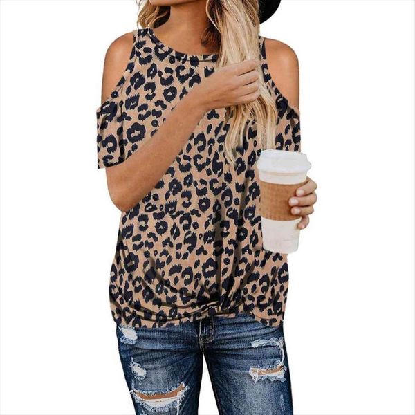 fashion leopard strapless women t shirts off shoulder printed cold tees for summer v neck, White
fashion leopard strapless women t shirts off shoulder printed cold tees for summer v neck, White