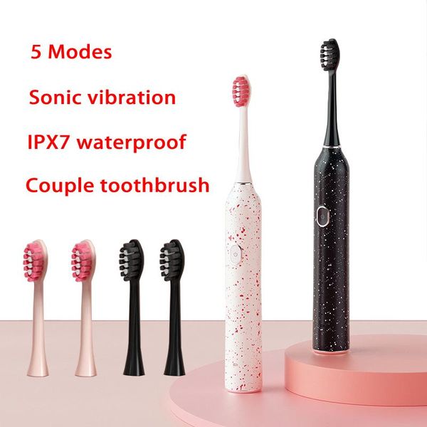 smart electric toothbrush couple sonic 5 modes ipx7 waterproof rechargeable ultrasonic usb charging
smart electric toothbrush couple sonic 5 modes ipx7 waterproof rechargeable ultrasonic usb charging