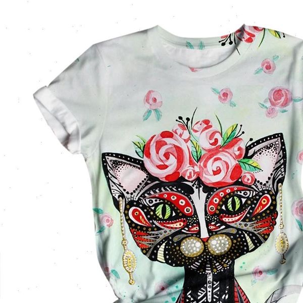 fashion 2021 women t shirt 3d t shirt cute cat print short sleeve summer tees t shirt casual female clothing s 3xl, White
fashion 2021 women t shirt 3d t shirt cute cat print short sleeve summer tees t shirt casual female clothing s 3xl, White