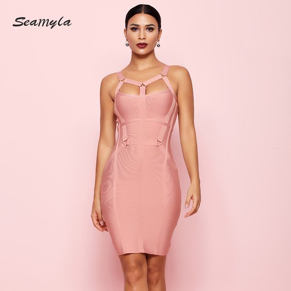 2021 new arrive bandage dresses women pink vestidos summer elegant club night out evening party mini dress mexd, Black;gray
2021 new arrive bandage dresses women pink vestidos summer elegant club night out evening party mini dress mexd, Black;gray