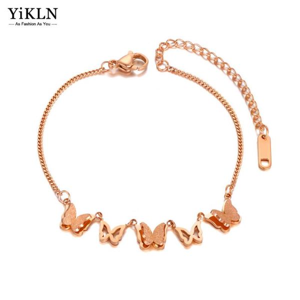 charm bracelets yikln titanium stainless steel cz crystal chain link for women bohemia 5pcs butterfly animal bracelet yb21015, Golden;silver
charm bracelets yikln titanium stainless steel cz crystal chain link for women bohemia 5pcs butterfly animal bracelet yb21015, Golden;silver