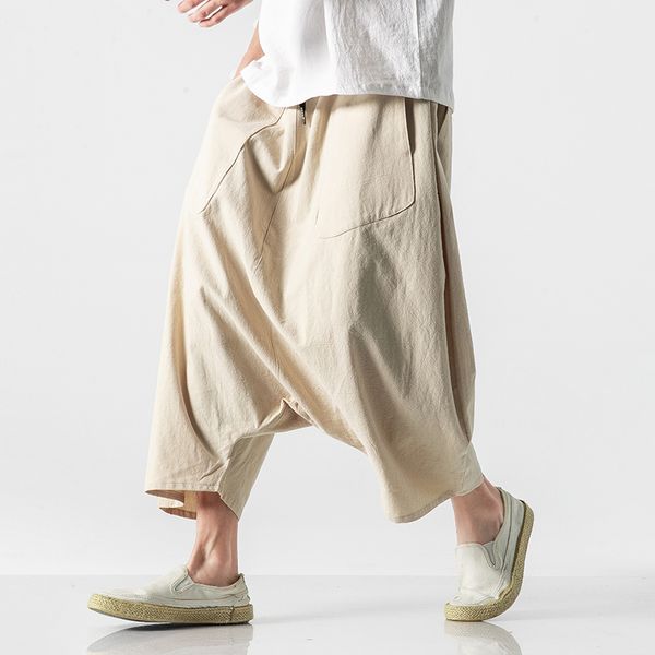 new 2021 autumn men plus casual size hare vintage down cotton flax leg loose elastic waistband pants ten2, Black
new 2021 autumn men plus casual size hare vintage down cotton flax leg loose elastic waistband pants ten2, Black