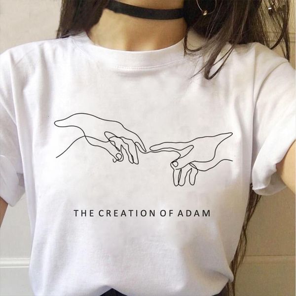 fashion michelangelo hands print womens t shirts harajuku ullzang tee cute graphic femme, White
fashion michelangelo hands print womens t shirts harajuku ullzang tee cute graphic femme, White
