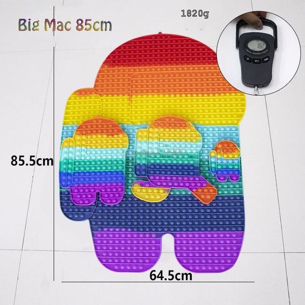 dhl big mac 85cm fidget toy rainbow push bubble autism special needs stress reliever squeeze sensory surprise toys
dhl big mac 85cm fidget toy rainbow push bubble autism special needs stress reliever squeeze sensory surprise toys
