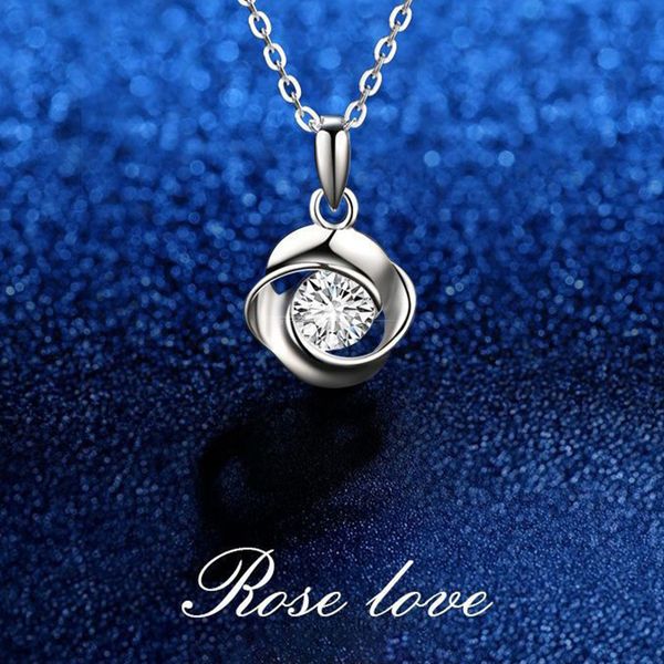pendant necklaces rose necklace necklace wear comfortable classic design fashion shine grace charm fine, Silver
pendant necklaces rose necklace necklace wear comfortable classic design fashion shine grace charm fine, Silver