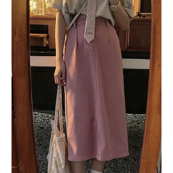 skirts summer long pink denim skirt women pure colour high waist harajuku korean style faldas woman vintage casual a-line 2021, Black
skirts summer long pink denim skirt women pure colour high waist harajuku korean style faldas woman vintage casual a-line 2021, Black