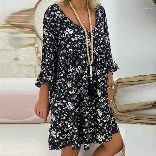 casual dresses floral print woman dress plus size long sleeve o-neck mini boho beach kobieta sukienka vestido de mujer #33, Black;gray
casual dresses floral print woman dress plus size long sleeve o-neck mini boho beach kobieta sukienka vestido de mujer #33, Black;gray