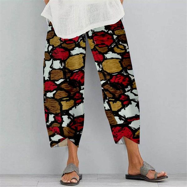 women's pants & capris harem sweatpants for women elastic waist wide leg boho print cotton linen pocket casual trousers, Black;white
women's pants & capris harem sweatpants for women elastic waist wide leg boho print cotton linen pocket casual trousers, Black;white