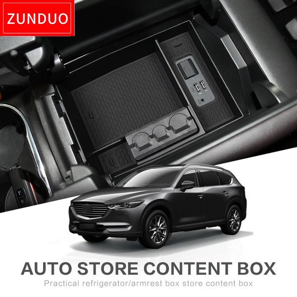 car organizer zunduo central armrest box for cx-8 cx-9 2021 - cx8 cx9 interior accessories stowing tidying black
car organizer zunduo central armrest box for cx-8 cx-9 2021 - cx8 cx9 interior accessories stowing tidying black