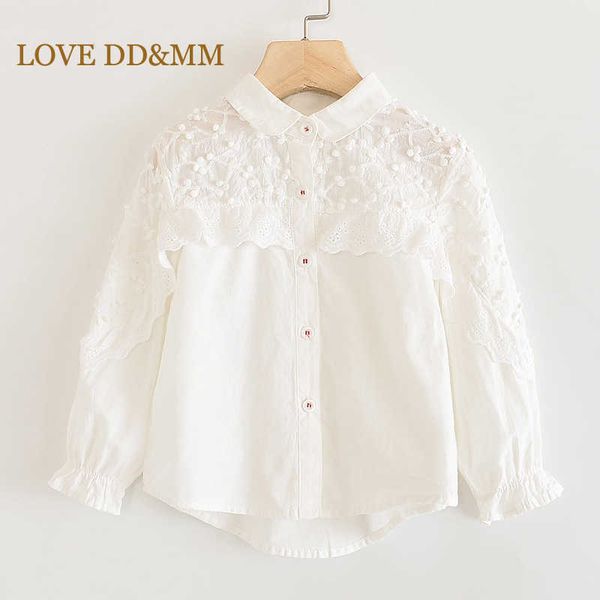 love dd&mm girls shirts children's clothing girls flower hollow embroidery sweet lace side stand long-sleeved blouse 210715, White;black
love dd&mm girls shirts children's clothing girls flower hollow embroidery sweet lace side stand long-sleeved blouse 210715, White;black