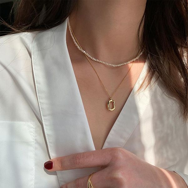 chains 925 sterling silver minimalist irregular oval charm necklace geometric clavicle chain for women
chains 925 sterling silver minimalist irregular oval charm necklace geometric clavicle chain for women