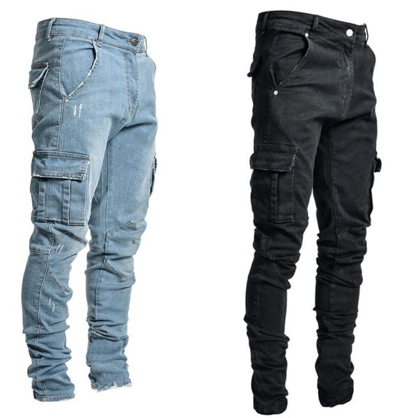jeans men pants casual cotton denim trousers multi pocket cargo jeans men new fashion denim pencil pants side pockets cargo x0621, Blue
jeans men pants casual cotton denim trousers multi pocket cargo jeans men new fashion denim pencil pants side pockets cargo x0621, Blue
