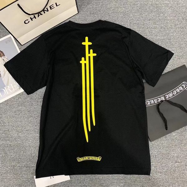 chrome*hearts 2021 summer new fashion brand crosin sanskrit letter cross print short t-shirt men's and women's half sleeve t-shirt, White;black
chrome*hearts 2021 summer new fashion brand crosin sanskrit letter cross print short t-shirt men's and women's half sleeve t-shirt, White;black