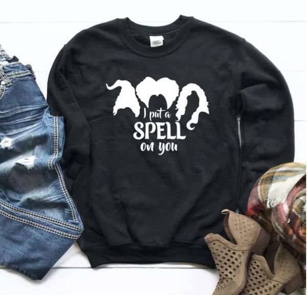 women's hoodies & sweatshirts i put a spell on you women funny graphic sweats fashion clothes jumper outfits long sleeve sweatshirt, Black
women's hoodies & sweatshirts i put a spell on you women funny graphic sweats fashion clothes jumper outfits long sleeve sweatshirt, Black