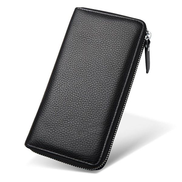 2021 new men wallets long style card holder male purse zipper large capacity brand genuine leather wallet for men, Red;black
2021 new men wallets long style card holder male purse zipper large capacity brand genuine leather wallet for men, Red;black