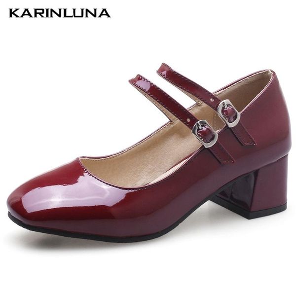 karin 2021 new arrival women shoes elegant square toe buckle straps shallow mary jane chunky heels pumps, Black
karin 2021 new arrival women shoes elegant square toe buckle straps shallow mary jane chunky heels pumps, Black