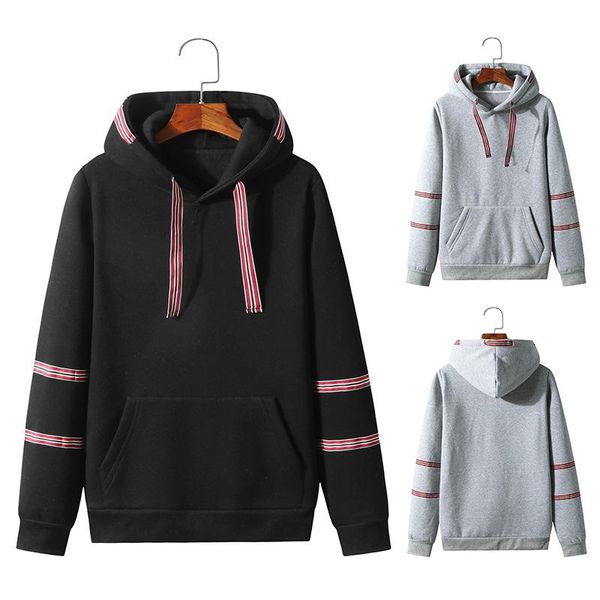 men's hoodies & sweatshirts 21 autumn style hanging s webbing design basic hooded sweater hoodie fashion jacket men, Black
men's hoodies & sweatshirts 21 autumn style hanging s webbing design basic hooded sweater hoodie fashion jacket men, Black