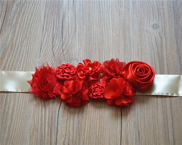 belts bride for pregnant woman pography, wine red flower belt, bride's gown waist seal, Black;brown
belts bride for pregnant woman pography, wine red flower belt, bride's gown waist seal, Black;brown