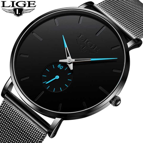 reloj hombre simple mens watches lige brand luxury quartz watch for men casual mesh belt waterproof sport watches 210527, Slivery;brown
reloj hombre simple mens watches lige brand luxury quartz watch for men casual mesh belt waterproof sport watches 210527, Slivery;brown