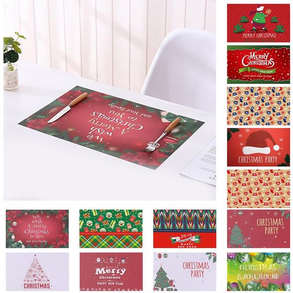 mats & pads pvc table mat christmas el tableware printed home decor decorazioni natalizie enfeites de natal
mats & pads pvc table mat christmas el tableware printed home decor decorazioni natalizie enfeites de natal